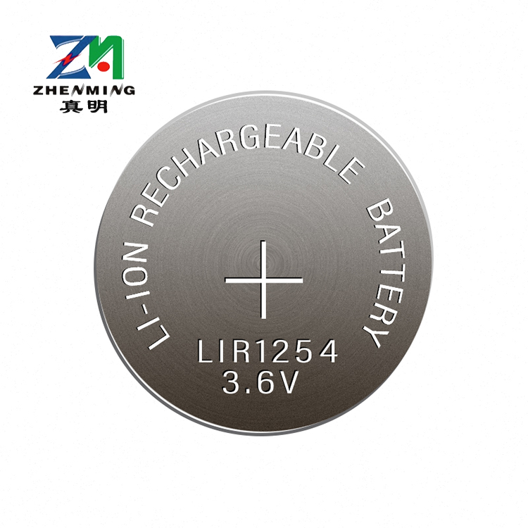 LIR1254鋰離子紐扣充電電池